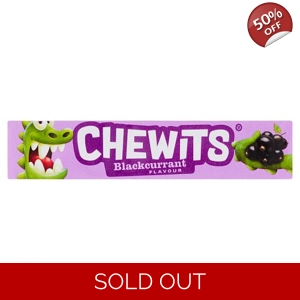 Chewits Blackcurrant Flavour Chews - 30g Stick Pack
